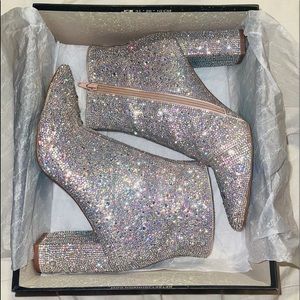 Betsey Johnston Rhinestone Boots